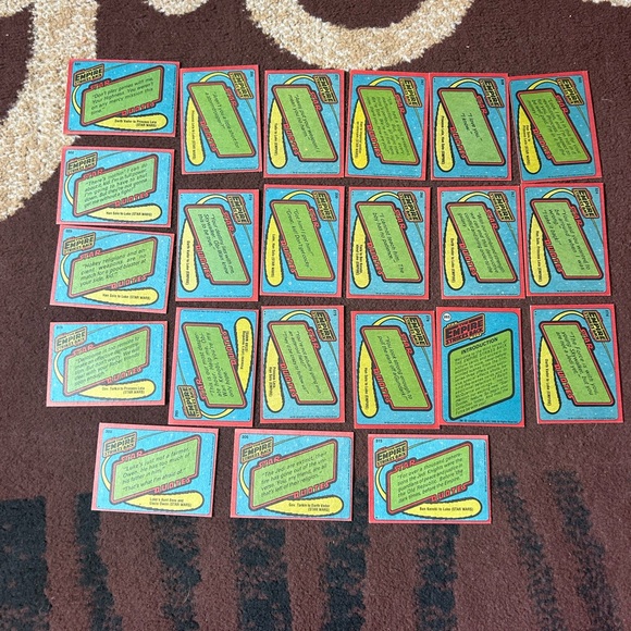 Star Wars Empire Strikes Back 1980 Topps Collector Cards, lot of 22 cards - Picture 9 of 14